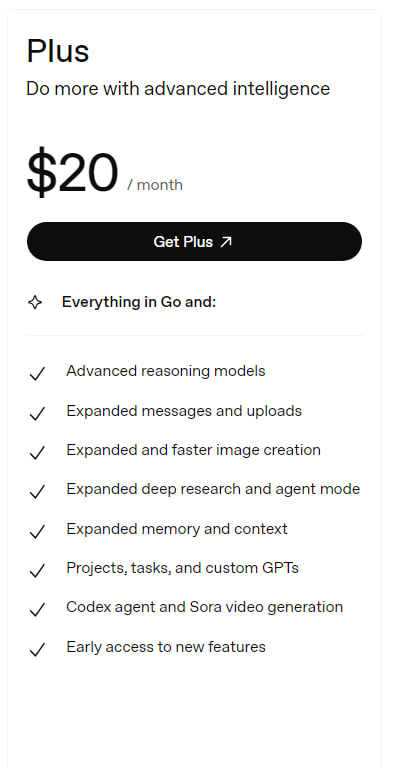 اکانت chatgpt پلاس 1 ماهه